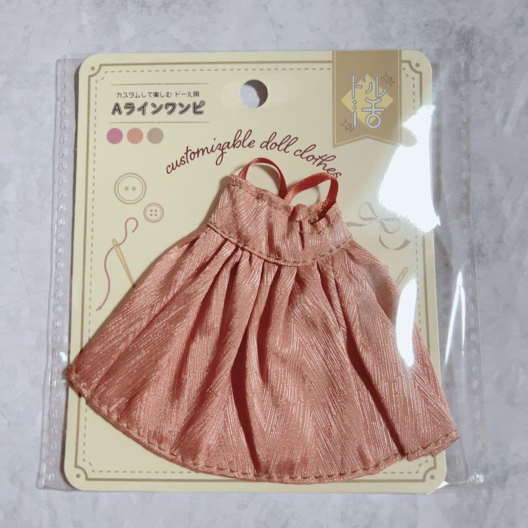 Amazon.co.jp: セリア ドール用 ドール服 Aラインワンピ ヲタコレ ぬい